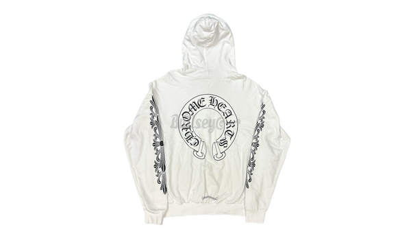 Chrome Hearts Horseshoe Floral White Hoodie-Bullseye Sneaker with Boutique