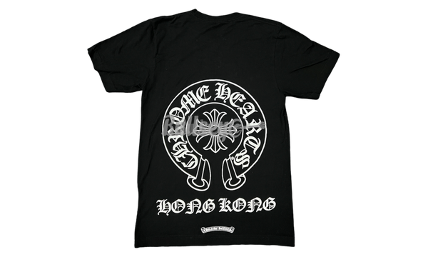 Chrome Hearts Horseshoe Hong Kong Black T-Shirt-to pair up with MJs Dream Team inspired shoes