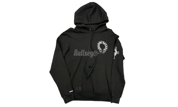Chrome Hearts Horseshoe Made In Hollywood Cross Black Hoodie-Mexico 66 Deluxe Sneakers Weiß