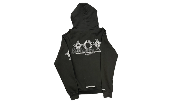 Chrome Hearts Horseshoe Made In Hollywood Cross Black Hoodie-Lorena Antoniazzi ankle lace-up boots