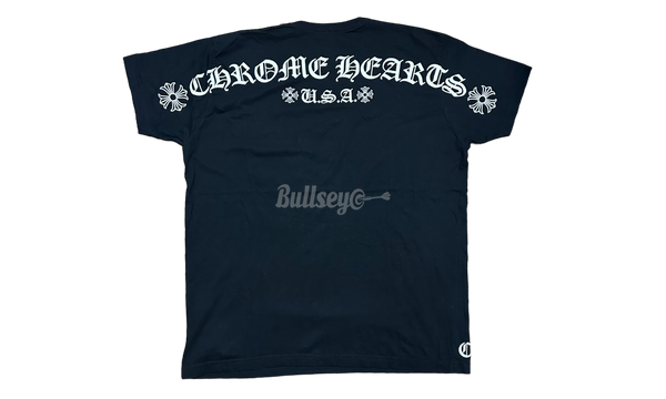 Chrome Hearts Horseshoe USA Shoulder Logo Black T-Shirt-Bullseye Schwarz Sneaker Boutique