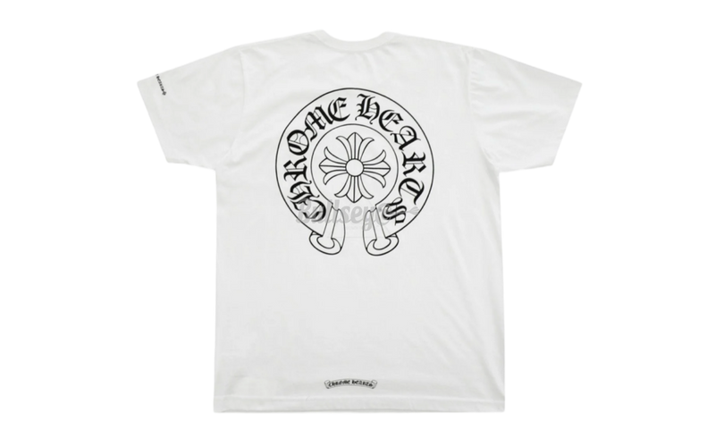 Chrome Hearts Horseshoe White T-Shirt (PreOwned)-Boreal Men s shoes Boots