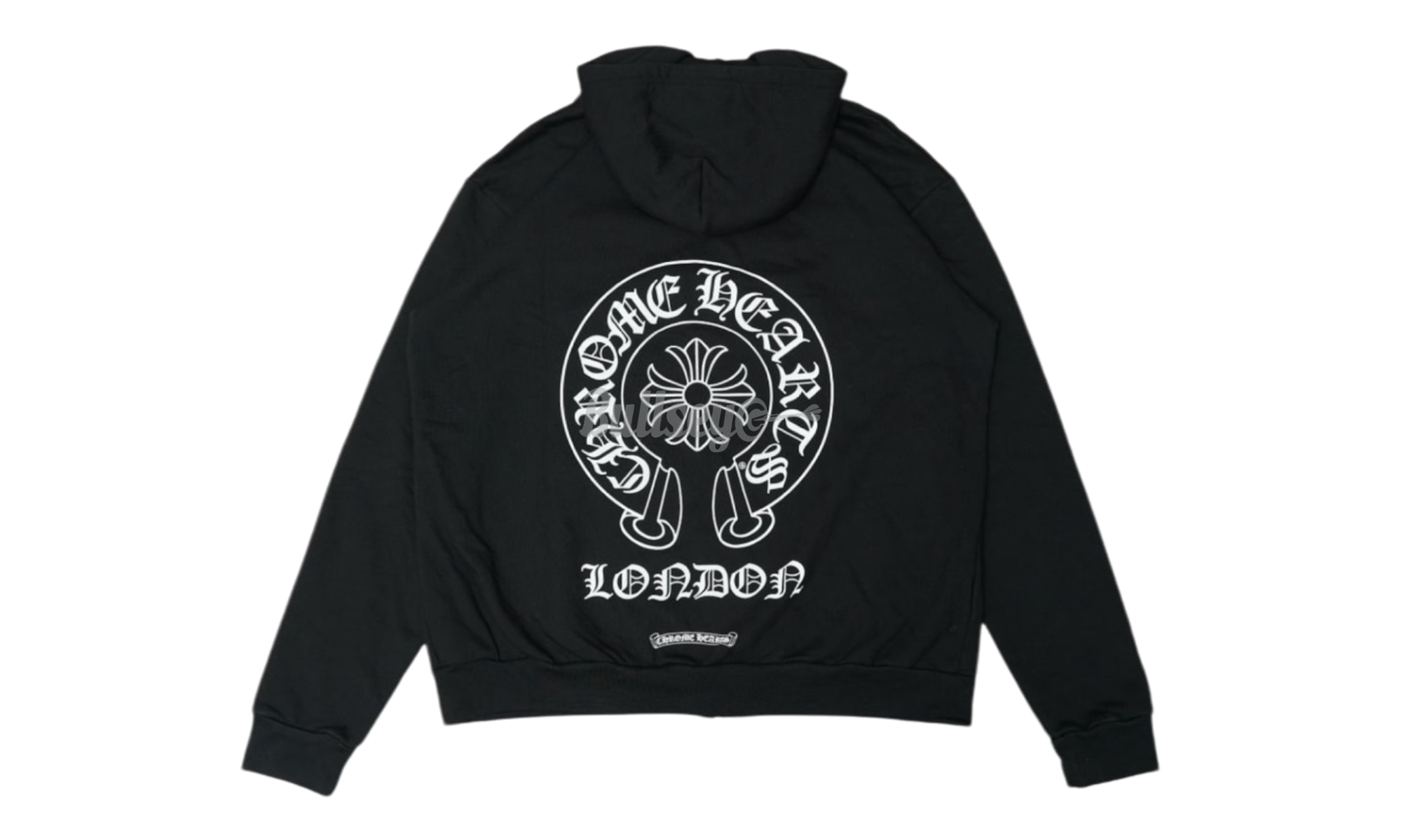 Chrome Hearts London Horseshoe Black Zip-Up Hoodie-Bullseye Sneaker Boutique