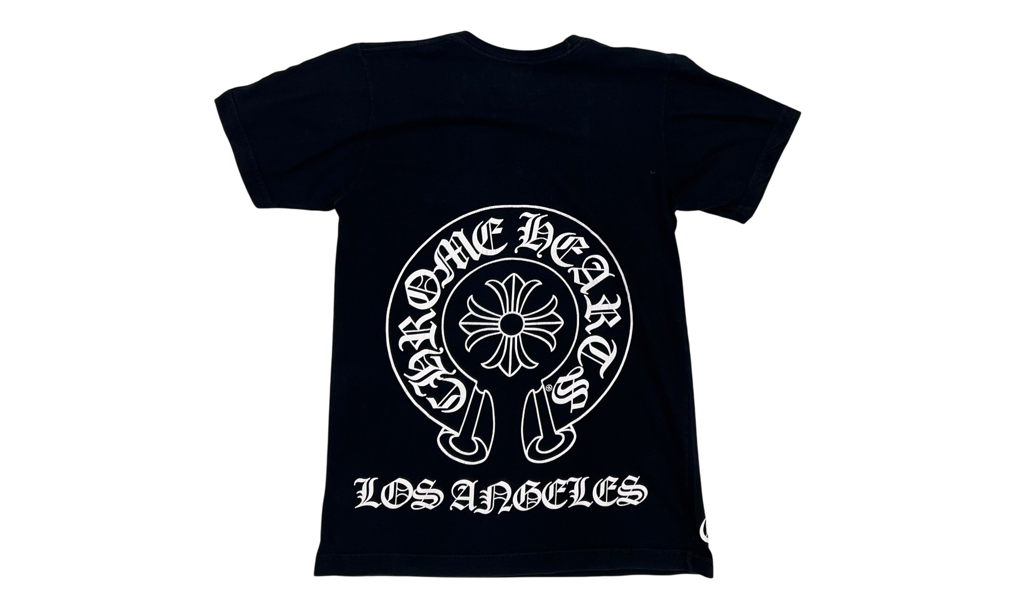 Chrome Hearts Los Angeles Horseshoe Black T-Shirt (PreOwned)-Bullseye Sneaker Boutique