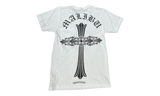 Chrome Hearts Malibu Floral Cross White T-Shirt