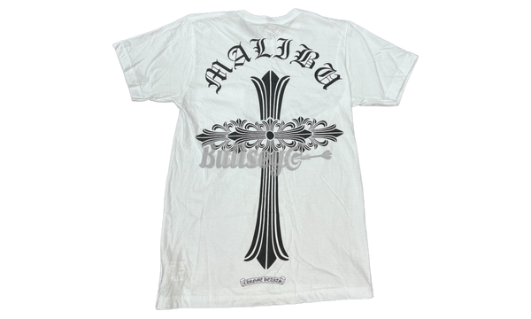 Chrome Hearts Malibu Floral Cross White T-Shirt-Bullseye White Sneaker Boutique