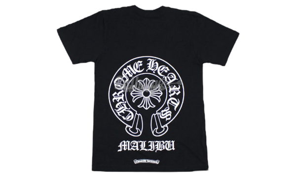 Chrome Hearts Malibu Horseshoe Black T-shirt-Bullseye White Sneaker Boutique