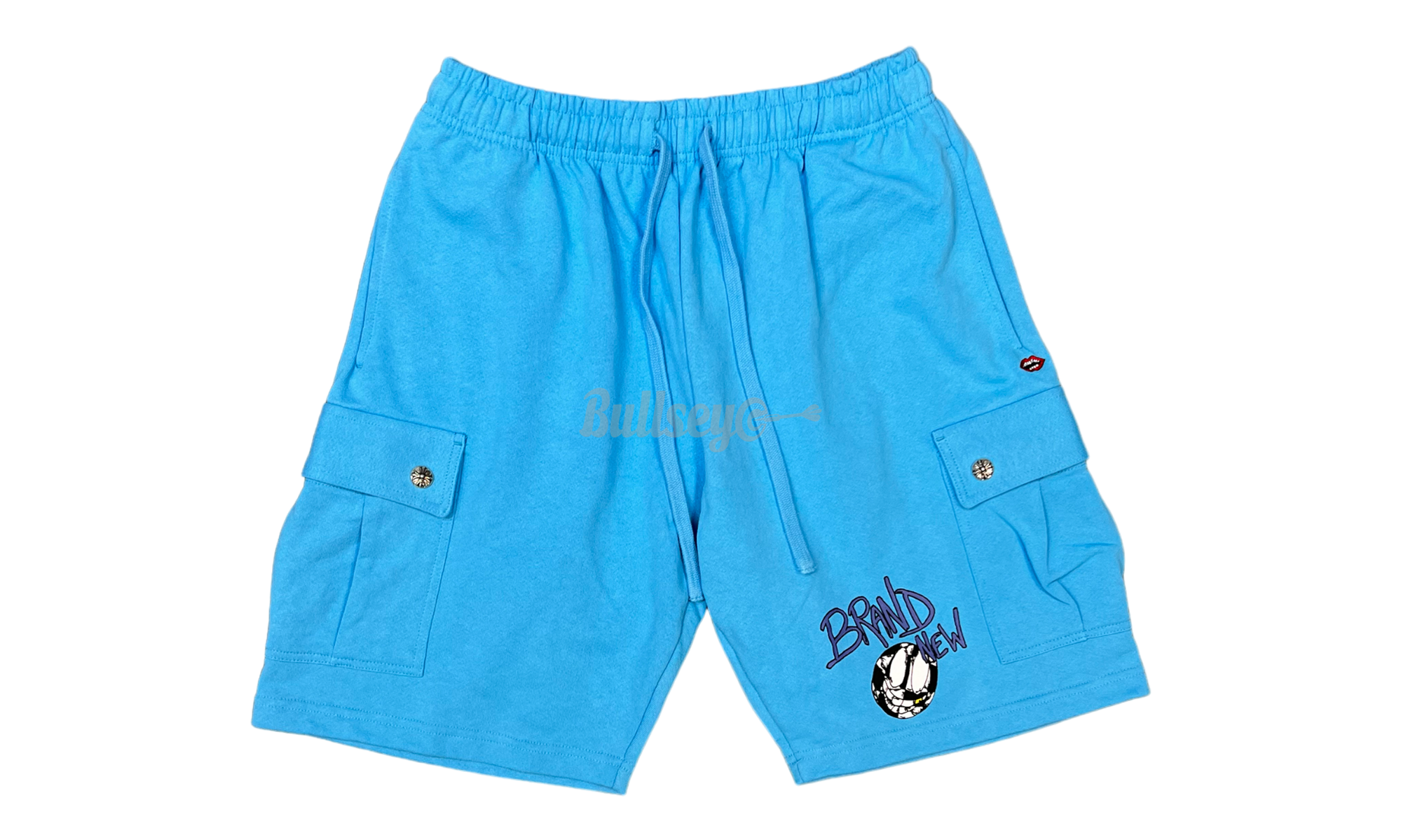 Chrome Hearts Matty Boy Brain New Blue Cargo Sweat Shorts – Bullseye ...