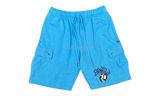 Chrome Hearts Matty Boy Brain New Blue Cargo Sweat Shorts-ZAVO-2 EU Sandals Brown