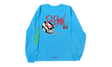 Chrome Hearts Matty Boy Brain New Blue Longsleeve T-Shirt-Bullseye Sneaker Boutique