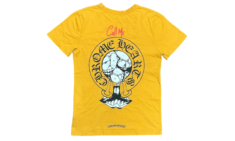 Chrome Hearts Matty Boy Call Me Yellow T-Shirt (PreOwned)-Bullseye Sneaker Boutique