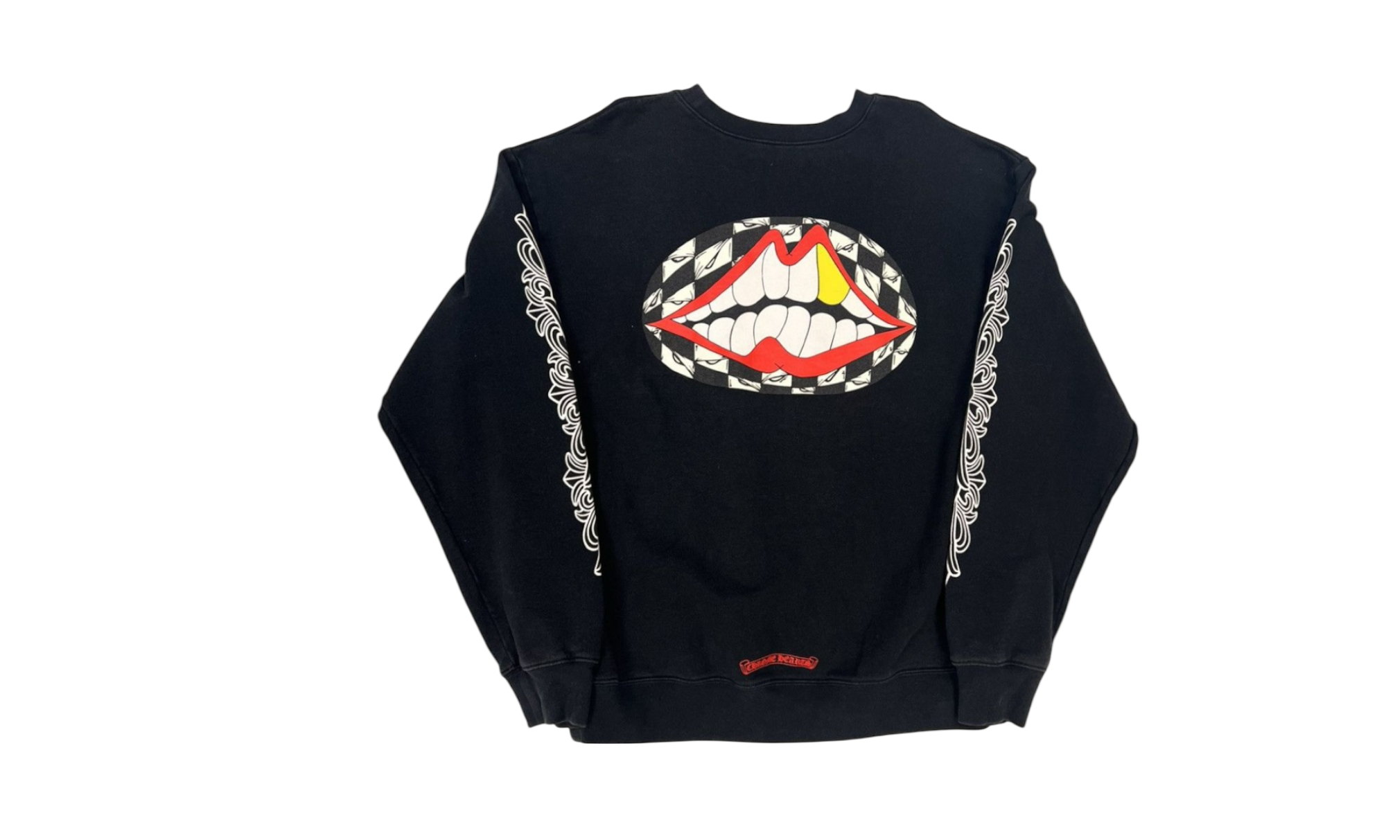 Chrome Hearts Matty Boy Chomper Black Crewneck (Preowned)-Bullseye Sneaker Boutique