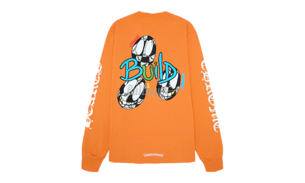 Chrome Hearts Matty Boy "Link & Build" Orange Longsleeve T-Shirt-Футболка жіноча adidas essentials linear dx2545