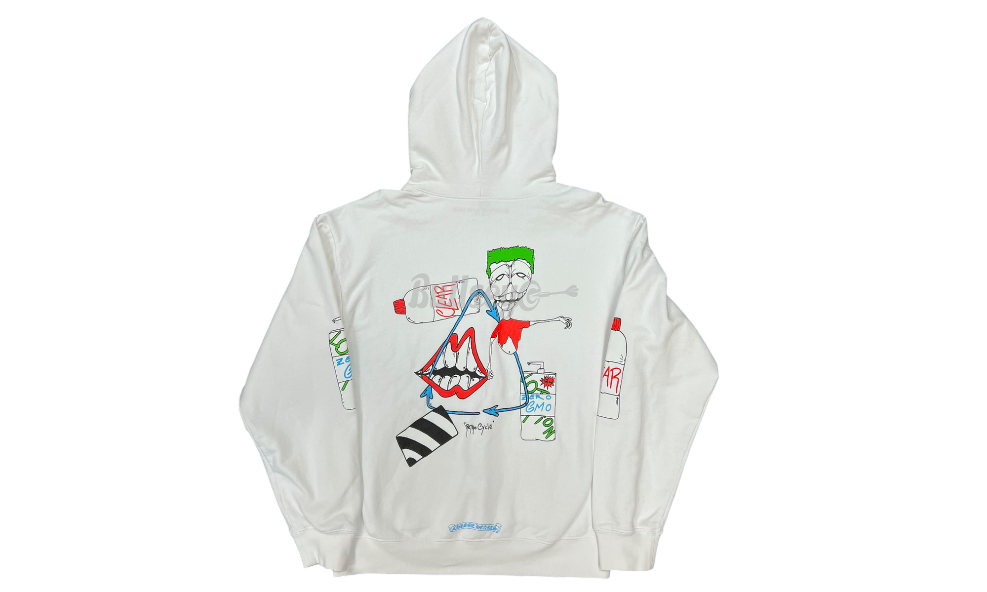 Chrome Hearts Matty Boy Recycle White Hoodie-Bullseye Sneaker Boutique