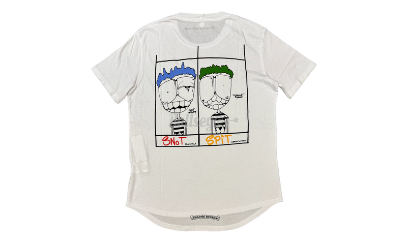 Chrome Hearts Matty Boy Snot Split White T-Shirt-Bullseye Sneaker Silver Boutique