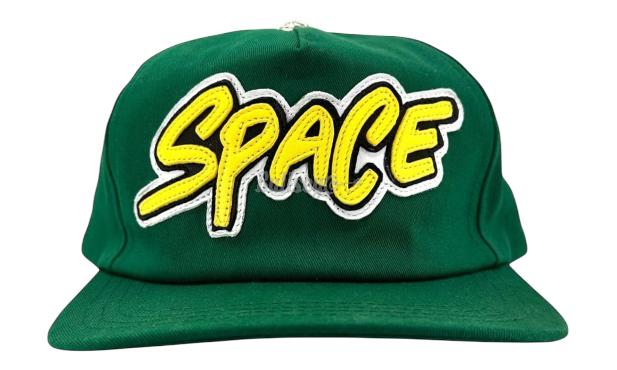 Chrome Hearts Matty Boy Space Leather Patch Green Trucker Hat-Bullseye Sneaker Boutique