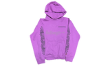 Chrome Hearts Matty Boy Spider Web Purple Hoodie