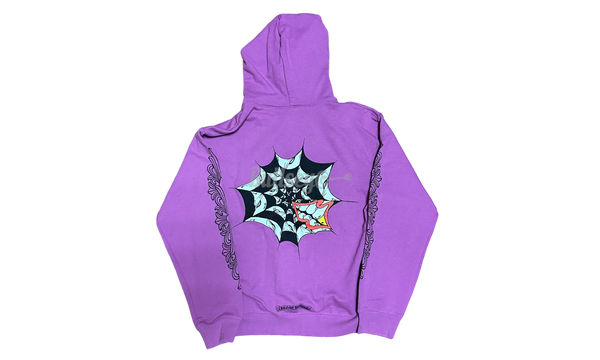 Chrome Hearts Matty Boy Spider Web Purple Hoodie (PreOwned)-nike benassi duo ultra premium flower