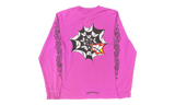 Chrome Hearts Matty Boy Spider Web Purple Longsleeve T-Shirt (PreOwned)-Bullseye Sneaker Boutique