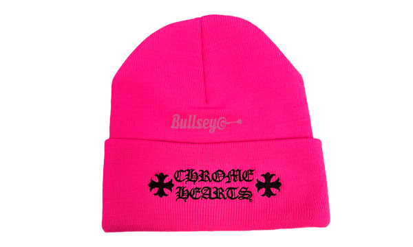 Chrome Hearts Miami Exclusive Pink Beanie-Bullseye its Sneaker Boutique