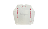 Chrome Hearts Miami Red Neck Letters White Longsleeve T-shirt-Bullseye Sneaker Boutique