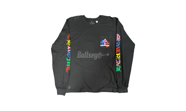 Chrome Hearts Multi clothing Cross Cemetery Longsleeve Black T-Shirt (Flawed)