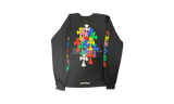 Chrome Hearts Multi Color Cross Cemetery Longsleeve Black T-Shirt (Flawed)-Bullseye Quest Sneaker Boutique