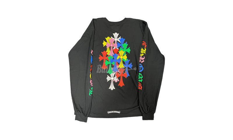 Chrome Hearts Multi Color Cross Cemetery Longsleeve Black T-Shirt (Flawed)-Running is more meaningful when it supports a cause close to your heart