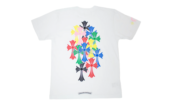 Chrome Hearts Multi Color Cross Cemetery White T-Shirt-Bullseye Sneaker Boutique