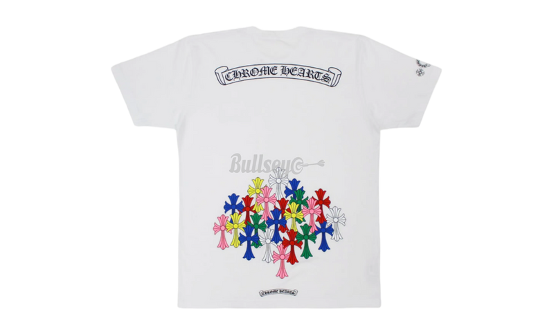 Chrome Hearts Multi Color Cross White T-Shirt-Moncler Enfant shoe-print T-shirt
