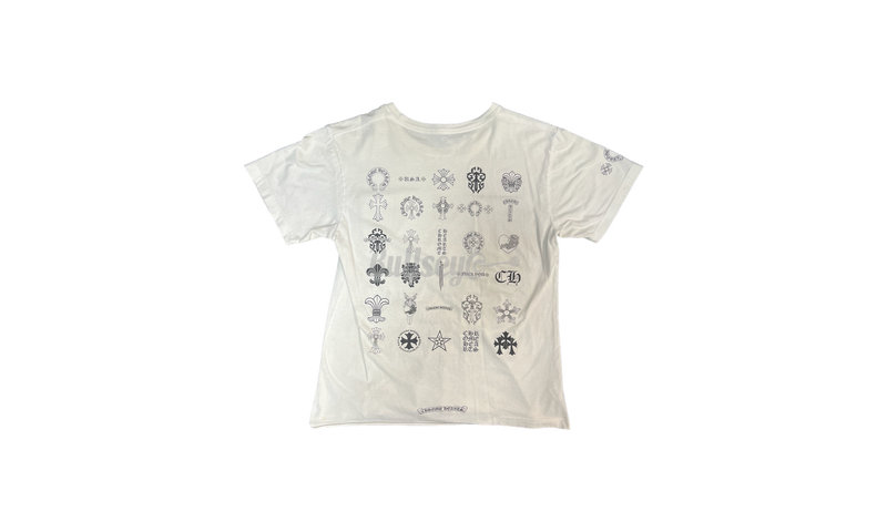 Chrome Hearts Multi Logo White T-Shirt (PreOwned)-Bullseye Inspired Sneaker Boutique