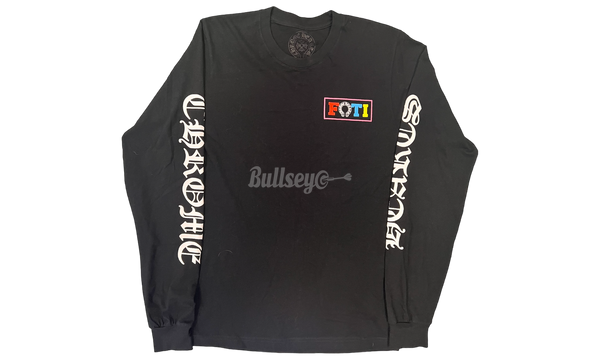 Chrome Hearts Multicolor Foti Black Longsleeve T-Shirt-Bullseye Sneaker Slip Boutique