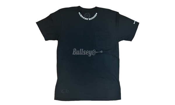 Chrome Hearts Neck Letters Black/White T-Shirt-Bullseye Sandal Sneaker Boutique