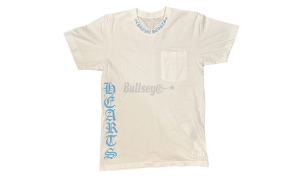 Chrome Hearts Neck Letters White/Blue T-Shirt-Bullseye Star Sneaker Boutique