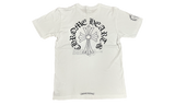 Chrome Hearts Neck Print Cross White T-Shirt-Urlfreeze Sneakers Sale Online