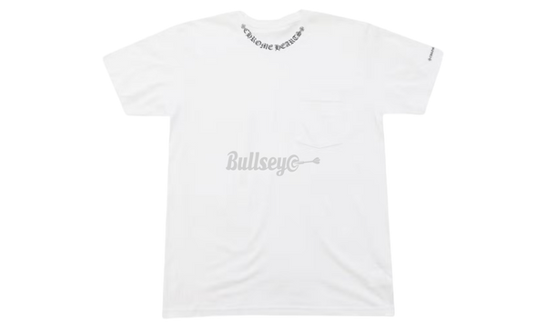 Chrome Hearts Neck Print White T-Shirt-Bullseye Sneaker Boutique