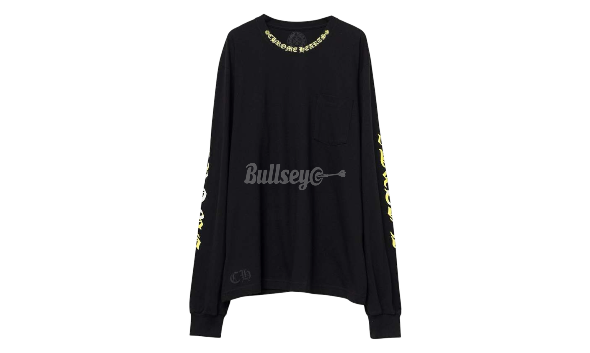 Chrome Hearts Neon Neck Letter Longsleeve T-Shirt-Bullseye Sneaker Boutique