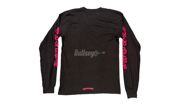 Chrome Hearts Pink Neck Letters Longsleeve