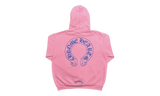 Chrome Hearts Pink/Blue Horseshoe Floral Hoodie