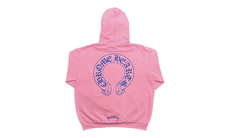 Chrome Hearts Pink/Blue Horseshoe Floral Hoodie