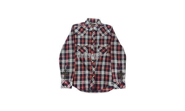 Chrome Hearts Plaid Flannel Longsleeve Button up Shirt (PreOwned)-Bullseye Sneaker Boutique
