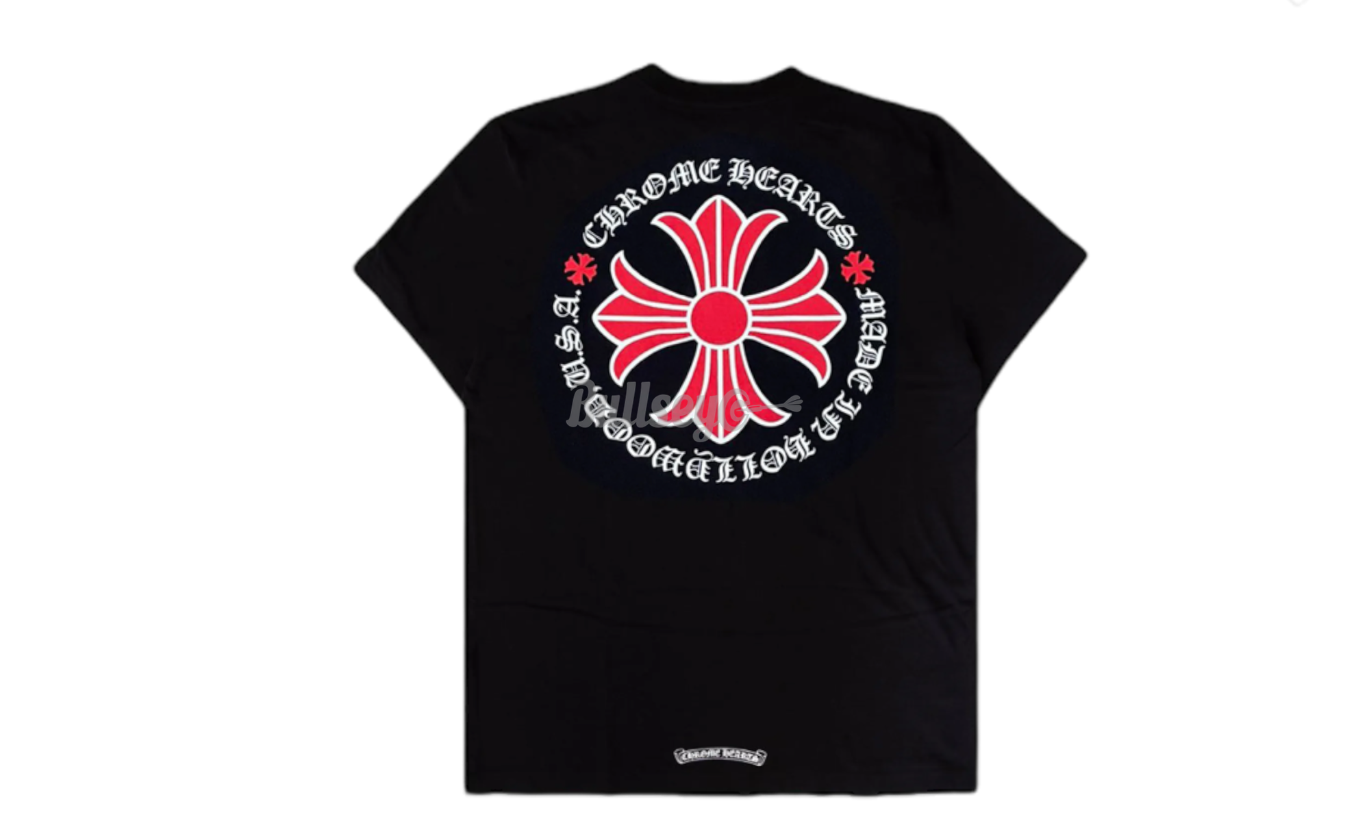 Chrome Hearts Plus Red Cross Black T-Shirt-Bullseye Sneaker Boutique