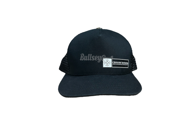 Chrome Hearts Print Black Trucker Hat-Bullseye Sneaker Boutique