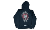 Chrome Hearts Red Horseshoe Cemetery Cross Zip-Up Hoodie-The sneaker will cost you