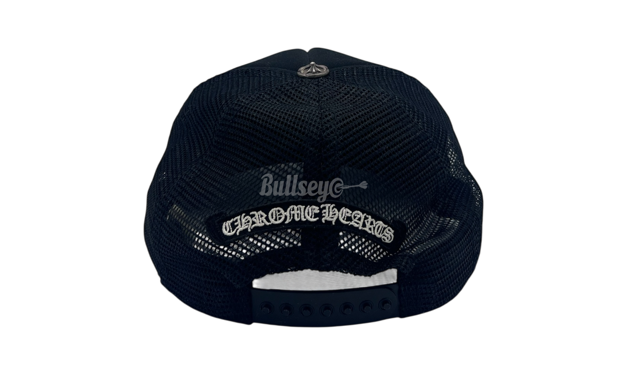 Chrome Hearts Red Letter Black Trucker Hat