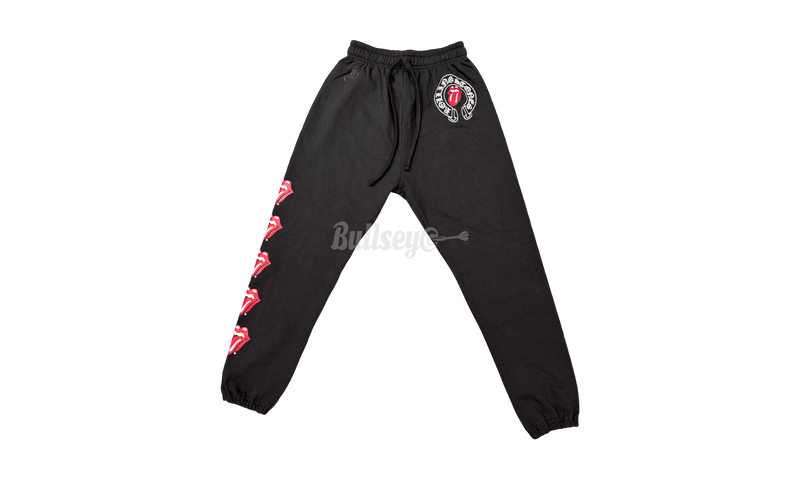 Chrome Hearts Rolling Stones Black Sweatpants-Bullseye Sneaker Gatawa Boutique