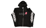 Chrome Hearts Rolling Stones Red Black Zip Up Hoodie