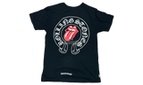 Chrome Hearts Rolling Stones Red Horseshoe Black T-Shirt (PreOwned)-Urlfreeze Sneakers Sale Online