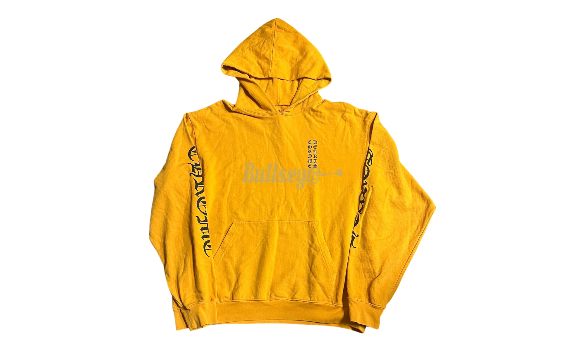 Chrome Hearts Script Logo Yellow Hoodie-Bullseye Sneaker Boutique