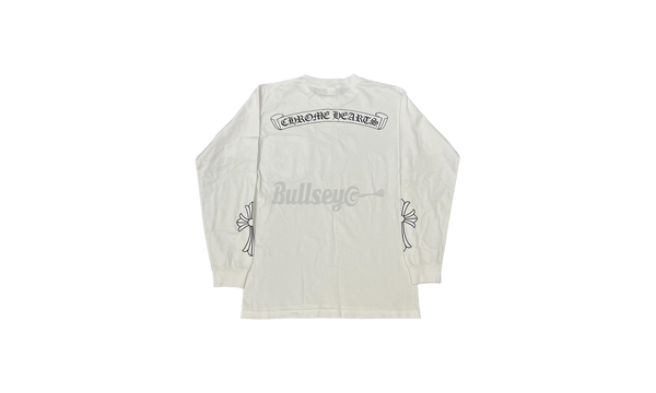 Chrome Hearts Scroll Label Vintage Longsleeve T-Shirt-mens kool running hoodie